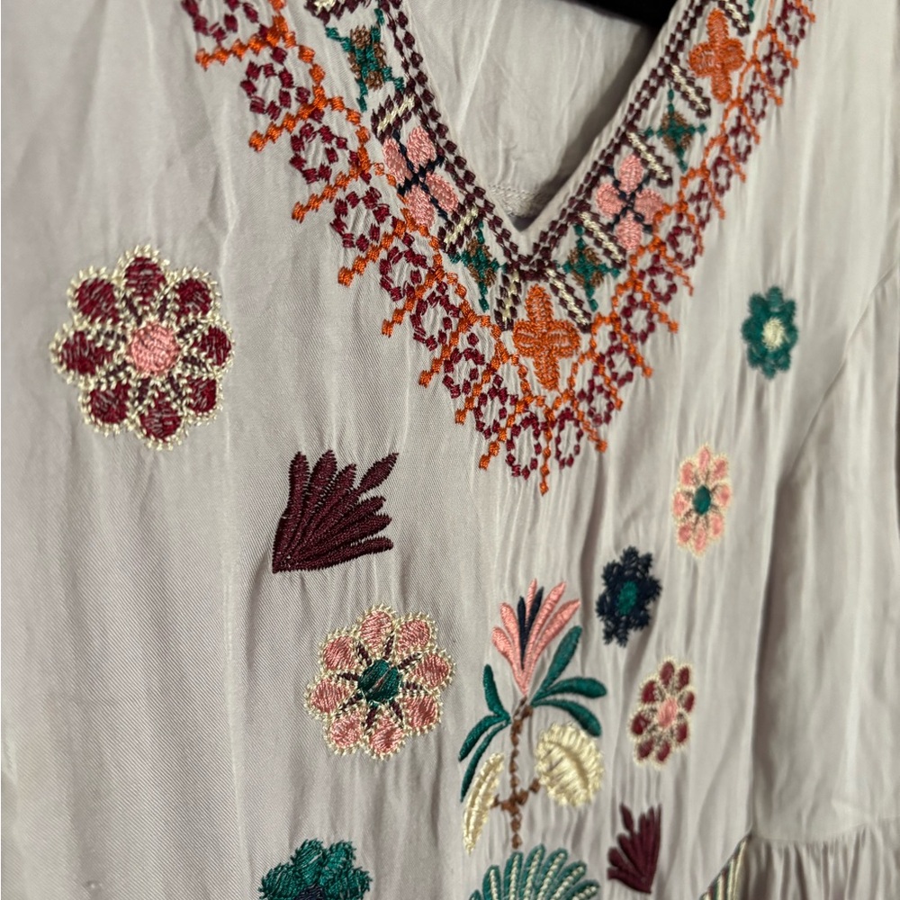 ROOLEE Embroidered Floral Women's Dress